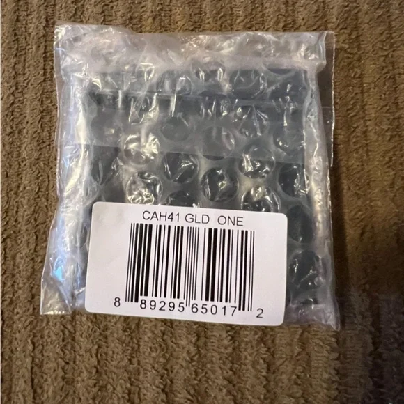 Coach Script Small Hoop Earrings nwt in packaging - Picture 3 of 3